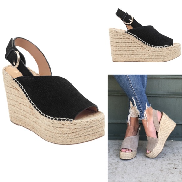 slingback espadrille wedge